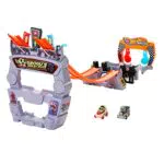 Hot Wheels RacerVerse Star Wars Trackset mit Grogu und Mandalorian Fahrzeugen