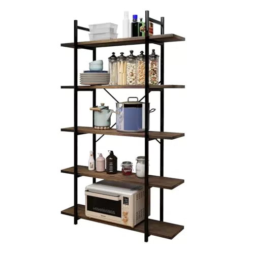 Huhote Bücherregal aus Industriellem Design für Wohnzimmer und Büro