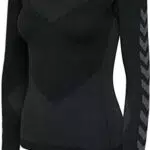 hummel Damen First Seamless L/S Trikot, Schwarz, M-L EU