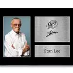 HWC Trading A4 Stan Lee Marvel Autogramm Bild für TV-Fans signiert