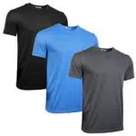 iClosam Herren T-Shirt Kurzarm Atmungsaktiv Schnell Trocken Sportshirt Mit Rundhalsausschnitt