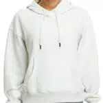 icyzone Damen Fleece Kapuzenpullover Sport Hoodie Langarm Casual mit Kängurutasche