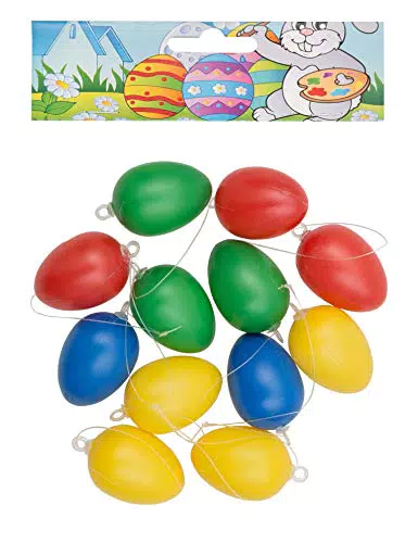 Idena Kunststoffeier - Dekoration für Ostern und Basteln