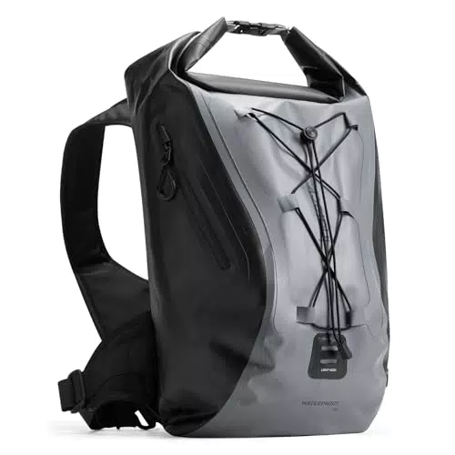 Inateck Rolltop Rucksack für Herren – Wasserdichter, multifunktionaler Wanderrucksack