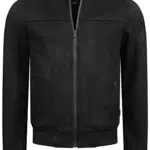 Indicode Ibon Velours-Kunstleder Jacke Herrenjacke im Wildleder-Look