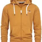 Indicode INHoward Kapuzensweatjacke für Herren aus Baumwollmix