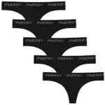 INNERSY Damen Tanga aus Baumwolle – Sexy String Bikini Panties für jeden Tag