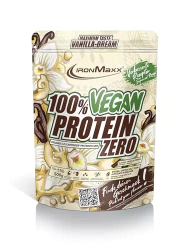 IronMaxx 100% Vegan Protein Zero - Buttermilk Lemon 500g