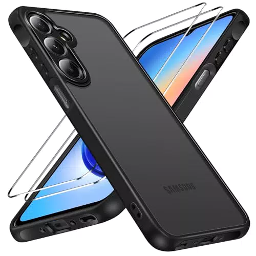 iVoler Hülle für Samsung Galaxy A35 5G, Militärstandard, Stoßfest, Kameraschutz