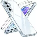 iVoler Klar Hülle für Samsung Galaxy A55 5G mit Stoßfestem Schutz