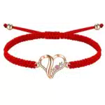 J.Endéar Mutter-Tochter Armband Silber 925 Handgemacht Herz Schmuck Geschenk