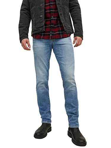 JACK & JONES Herren Jeans JJITIM JJDAVIS Slim Fit
