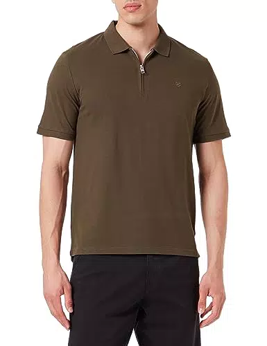 JACK & JONES Herren JPRBLASCOTT Zip SS Polo SN Poloshirt