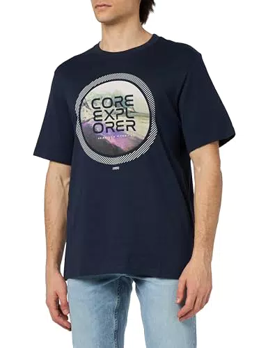 JACK & JONES JCOLOGO Print T-Shirt Kurzarm Rundhals