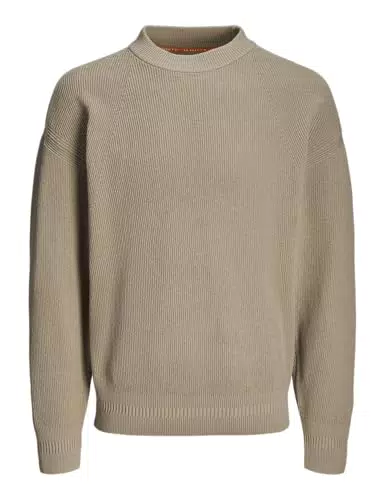 JACK & JONES Jcooutdoor Strickpullover mit Stehkragen