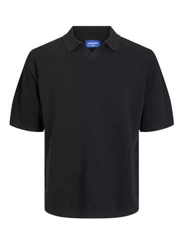 JACK & JONES JORLINEN Strick Polo Kurzarm für Herren