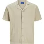 JACK & JONES JORVALENCIA Struktur Strick Polo Kurzarm für Herren