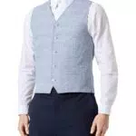 JACK&JONES JPRRIVIERA Herren Leinen Anzugweste Slim Fit