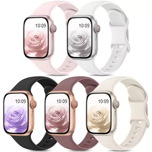 Jiamus Sport Armband für Apple Watch – Weiches Silikon Ersatzarmband für iWatch