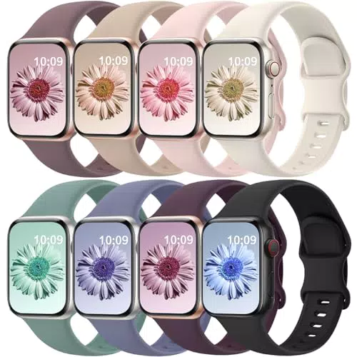 Jiamus Silikon Armband für Apple Watch Series 1-9 – Sportliches Ersatzarmband