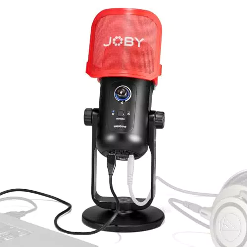 JOBY Wavo POD USB Mikrofon für PC und Mac – Streaming, Podcasts, Gaming, Plug-and-Play