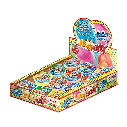JUMPUTTY Hüpfende Kinderknete - Springknete für kreative Spielstunden