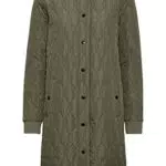 KAFFE Gesteppte Damenjacke Langarm mit Knöpfen - Modell KAshally