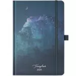 Mondlicht Terminplaner 2025 A5 - Wochenkalender Hardcover für 12 Monate