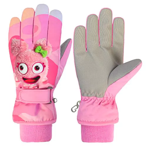 Kazaigou Kinderhandschuhe - Wasserfest und winddicht für Outdoor-Aktivitäten