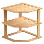 Kesper Küchenregal aus Bambus, Maße: 25 x 25 x 27 cm, Modell: 58804