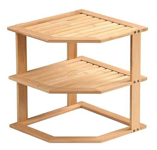Kesper Küchenregal aus Bambus, Maße: 25 x 25 x 27 cm, Modell: 58804