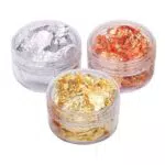 KINNO Dekorative Flocken - Imitation Gold Flakes Aufkleber für DIY Nail Art