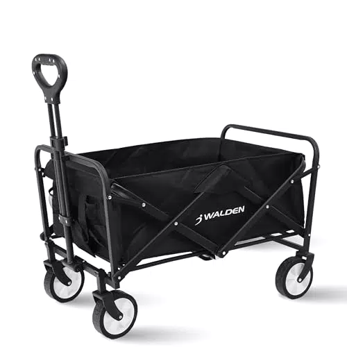 Bollerwagen klappbar - stabiler Strandwagen für Sport, Einkauf und Camping