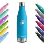 KollyKolla Edelstahl Trinkflasche Vakuum, BPA-frei und auslaufsicher für Sport und Freizeit