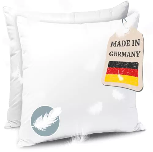 Kopfkissen Federkissen Made in Germany - 100% Federfüllung, Ökotex-zertifiziert