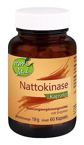 KOPP Vital® Nattokinase Kapseln - Hochdosierte Formel mit natürlichen Ballaststoffen