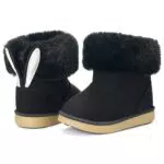 KVbabby Winterstiefel Mädchen Plüsch Gefütterte Schneestiefel Rutschfest