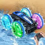 LanBlu Ferngesteuertes Amphibienfahrzeug 360° Drehbar RC Auto für Kinder