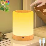 LED Nachttischlampe Touch Dimmbar mit USB Aufladung und Timing-Funktion