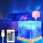 Aurora Lampe - LED Polarlicht Projektor mit 18 Lichteffekten und Fernbedienung