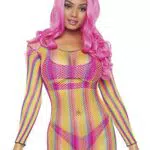 LEG AVENUE Sexy Lingerie Mini Kleid aus Netzstoff