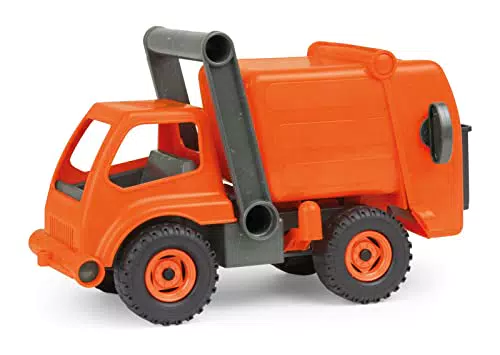 Lena EcoActives Müllwagen mit Mülltonne - Robustes Spielzeug für Kinder ab 2 Jahren