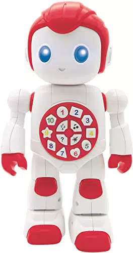 Lexibook Powerman Interaktiver Lernroboter für Kinder – Spielzeug mit Musik und Quiz
