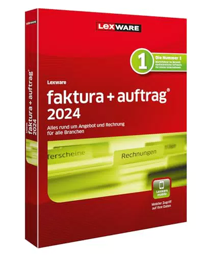 Lexware Faktura+Auftrag Standard 2024 – Einfache Rechnungssoftware für PC