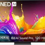 LG QNED86T6A 65 Fernseher mit α8 4K AI-Prozessor, webOS 24, HDR10, 120Hz