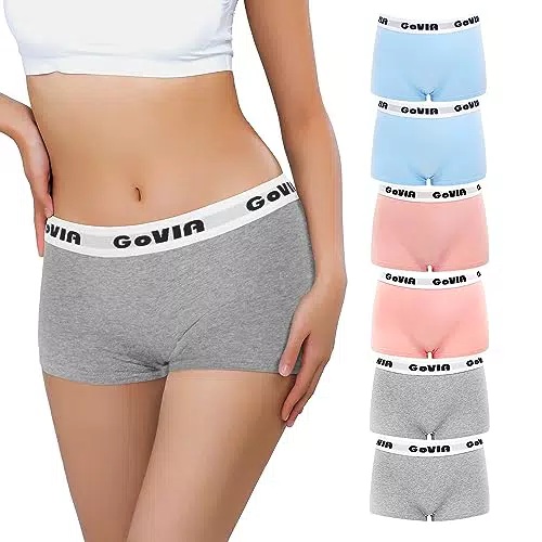 Libella Damen Baumwolle Boxershorts Hipsters Panties 3921E