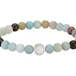 LIEBESKIND Beads 6mm mit Logotag in Edelstahl, Schwarz