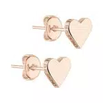 Liebeskind Ohrringe LJ-0502-E-08 Damen Ohrstecker Herz Edelstahl Rose