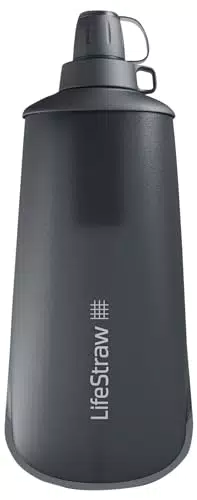 LifeStraw Peak Squeeze Wasserflasche - Tragbare Filterlösung für unterwegs