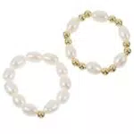 LIFKOME Perlenringe Stretch Ringe für Damen – Perfektes Geburtstagsgeschenk